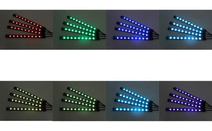 Footwell LED strips