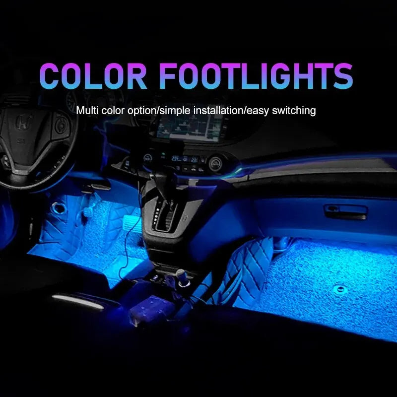 Footwell LED strips